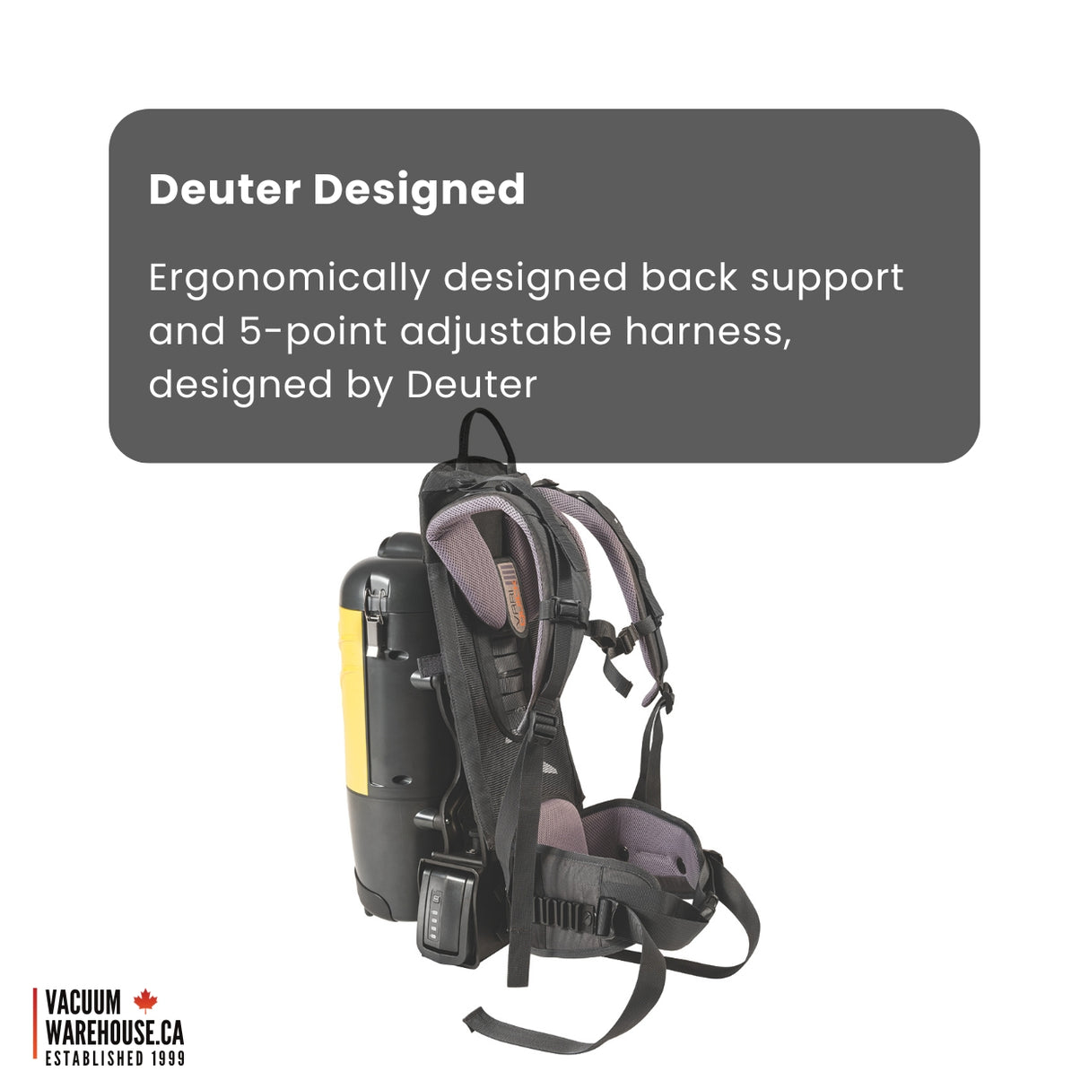 Tornado pac-vac 6 roam Back Pack with Battery & Charger