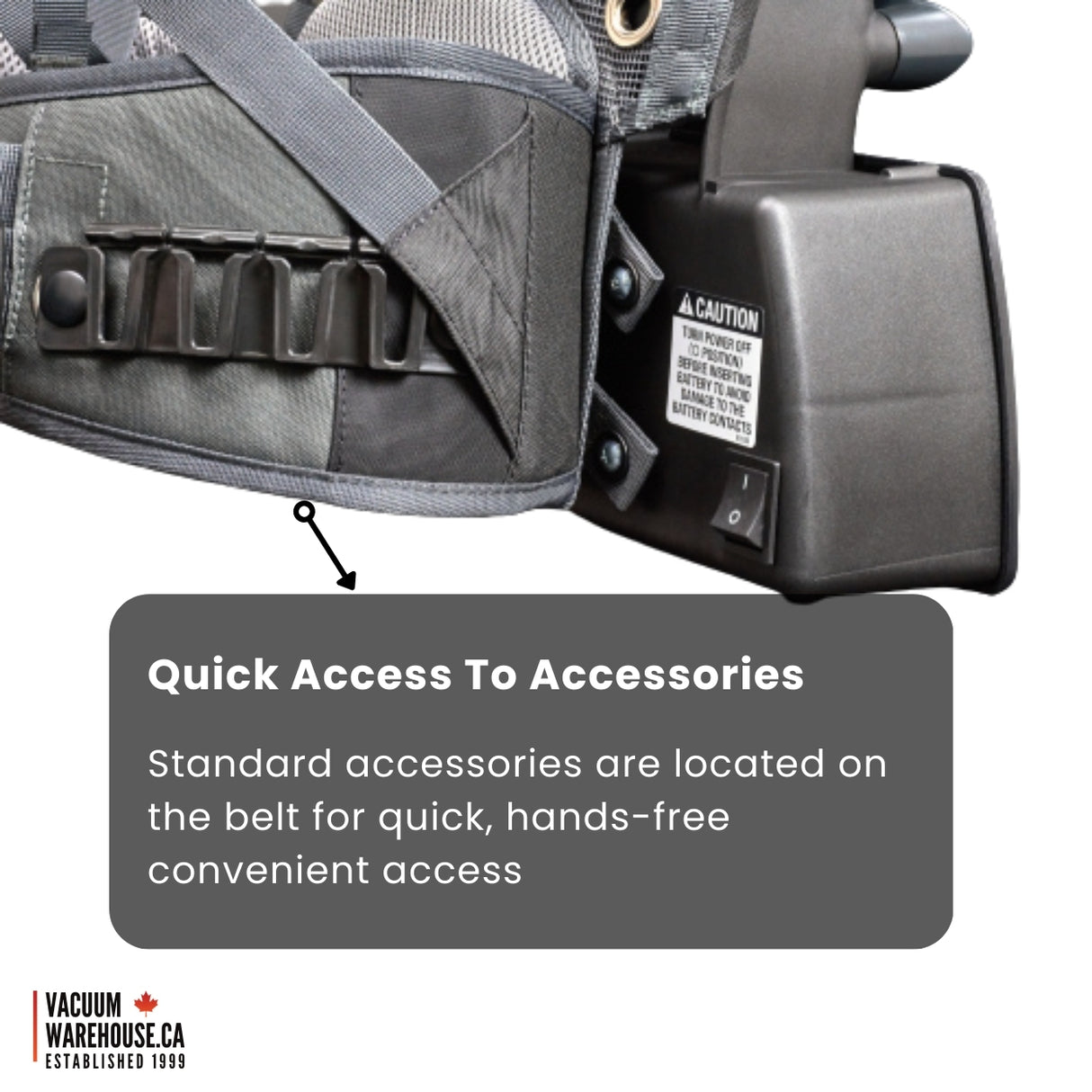 Tornado pac-vac 6 roam Back Pack with Battery & Charger