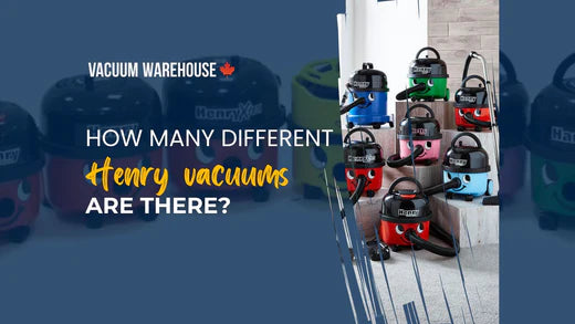 How many different Henry vacuums are there?