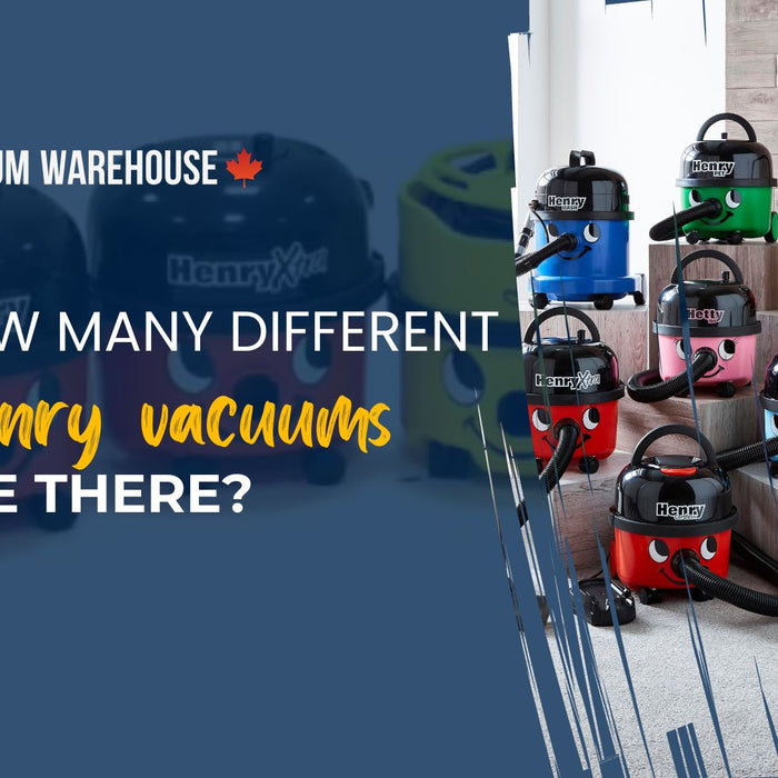 How many different Henry vacuums are there?