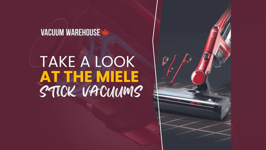 Tired of your heavy vacuum? Take a look at the Miele Stick Vacuums