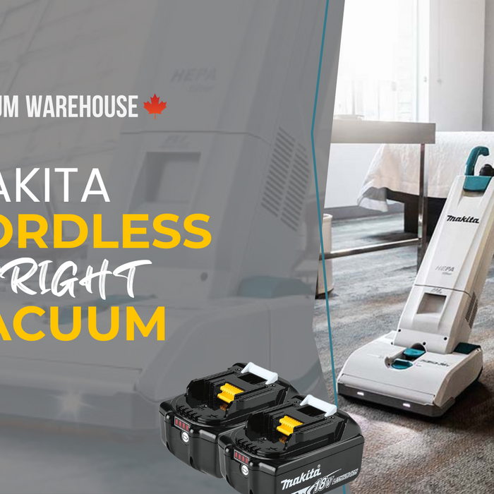 No Power? No Problem! Meet Makita's Game-Changing Cordless Upright Vacuum.