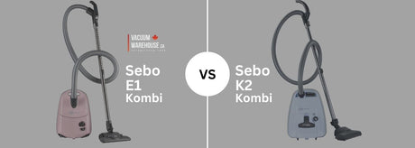 SEBO E1 Kombi vs the SEBO K2 Kombi. Which is the right model for you?