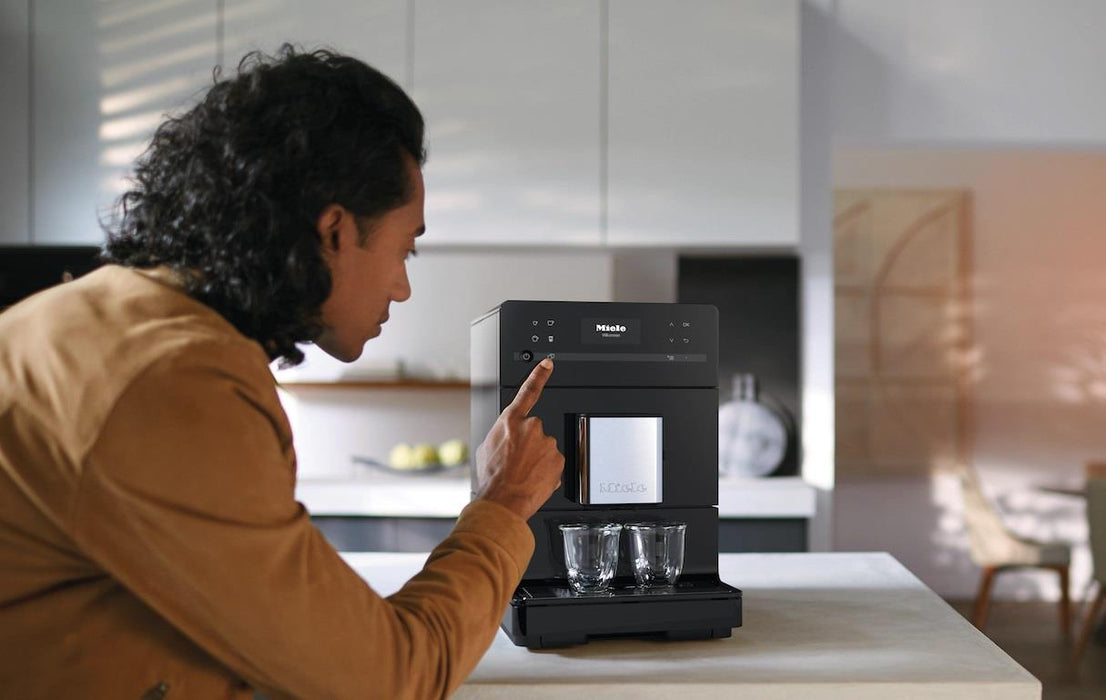 Miele CM5310 Silence Counter Top Coffee Machine - Obsidian Black
