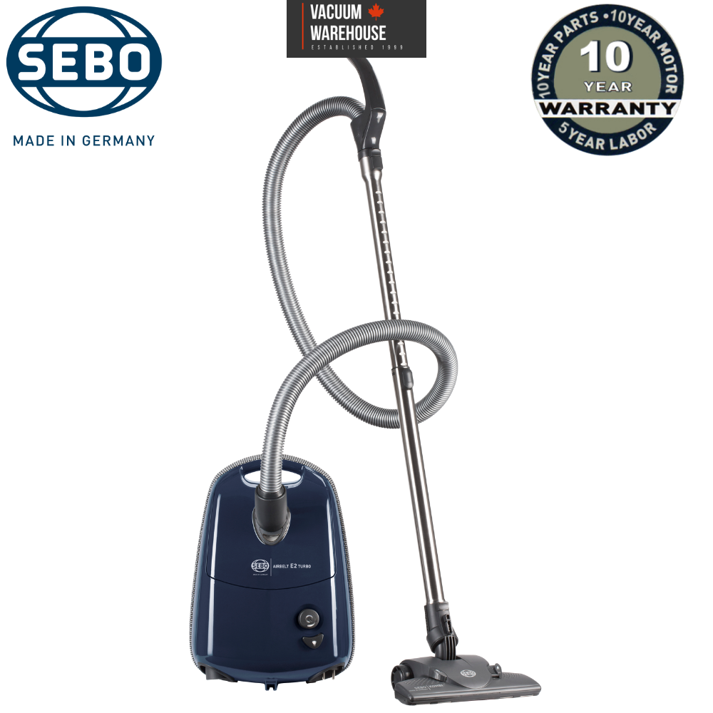 Sebo Airbelt E2 Turbo Canister Vacuum Dark Blue