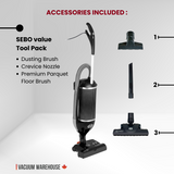 Sebo Felix 1 Onyx Premium Upright Vacuum Cleaner - Onyx Black