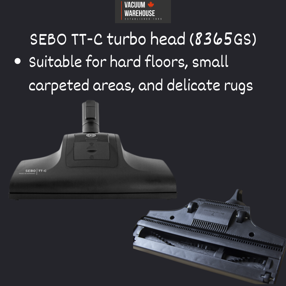 Sebo Airbelt K2 Turbo Canister Vacuum Onyx Black