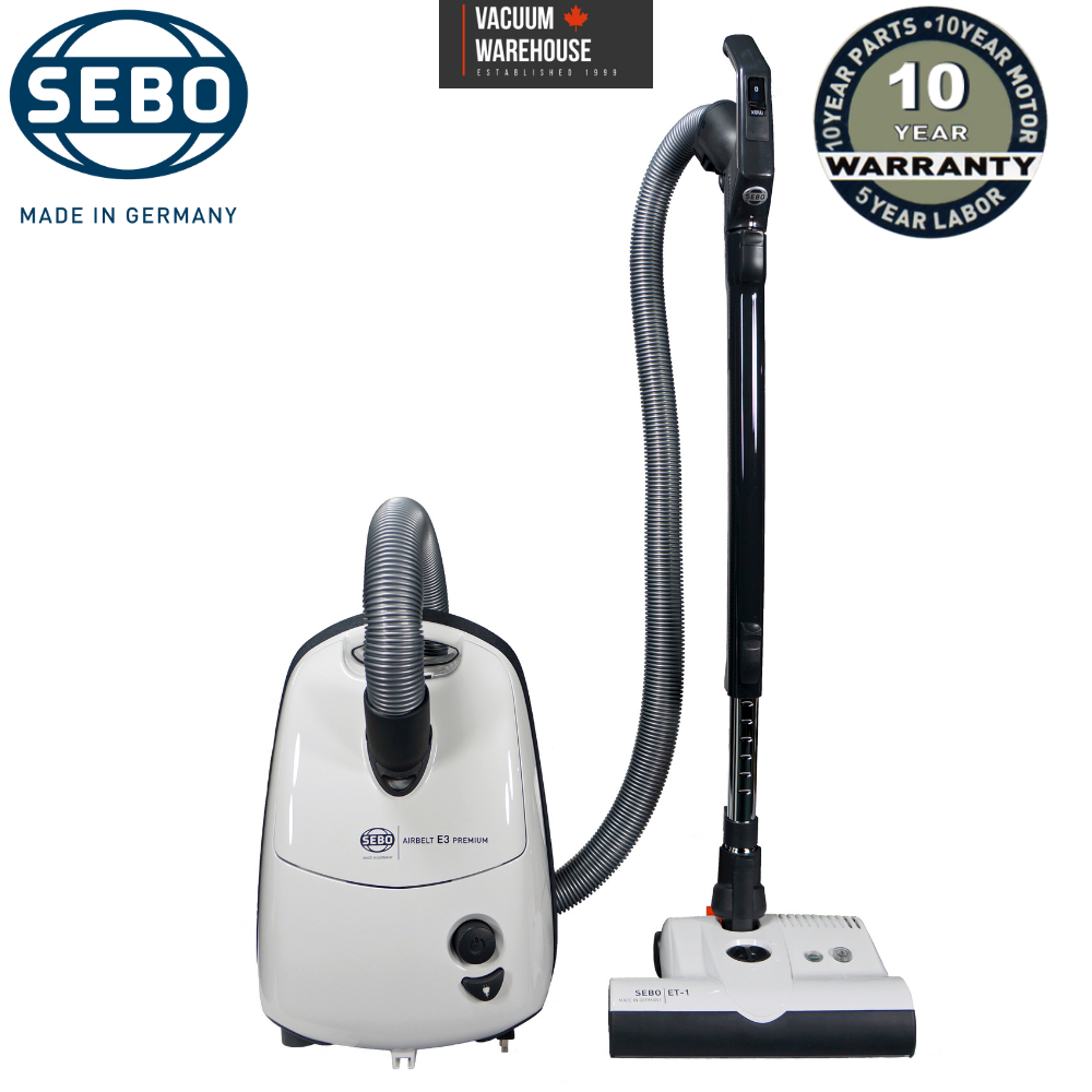 Sebo Airbelt E3 Premium Canister Vacuum Graphite