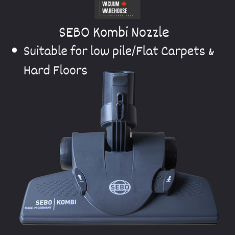 SEBO AIRBELT E1 Kombi Canister Vacuum