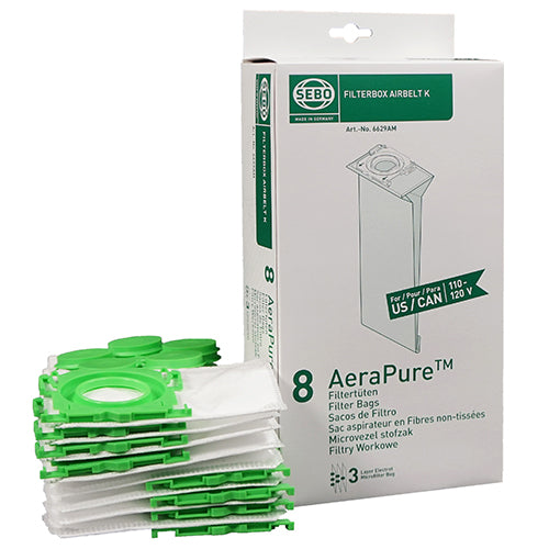 SEBO K-Series AeraPure Filter Bags