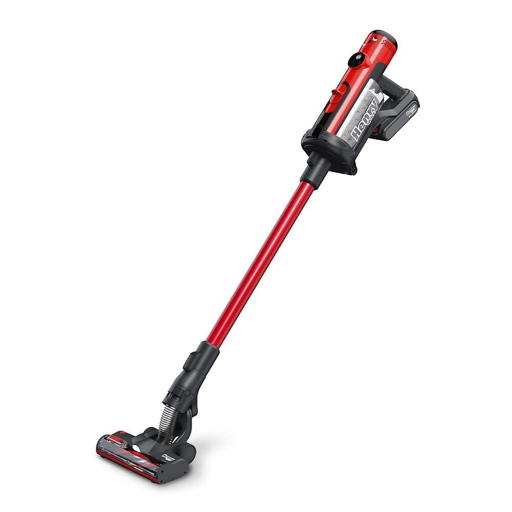 Numatic Henry Quick HEN100 Cordless Bagged Stick Vacuum Cleaner - Red