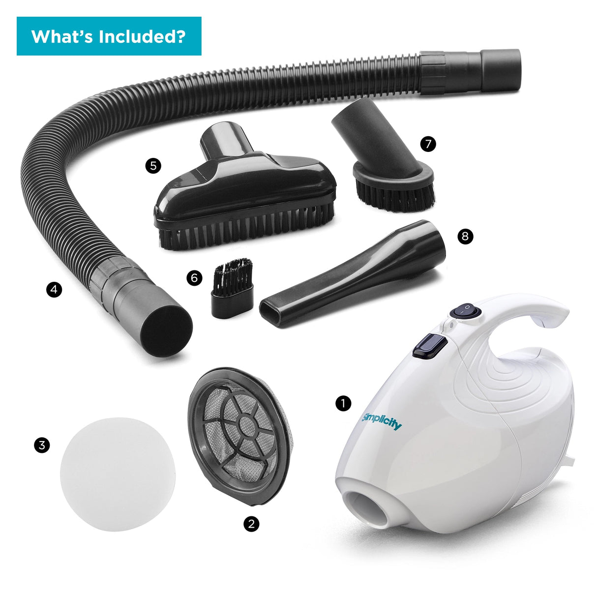 Simplicity Flash Handheld Vacuum Cleaner