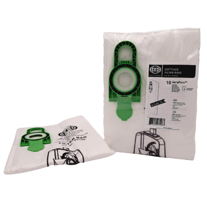 SEBO SOFTCASE CE12 Filter Bags (10 bags)