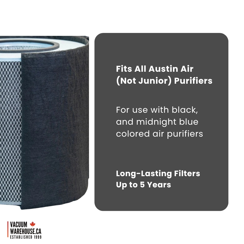 Austin Air Bedroom Machine Filter - Black