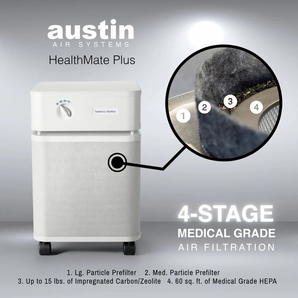 Austin Air HealthMate Plus Air Purifier - Sandstone