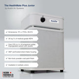 Austin Air HealthMate Plus Junior Air Purifier - Sandstone