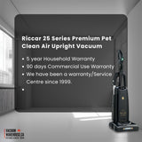 Riccar 25 Series Premium Pet Clean Air Upright Vacuum