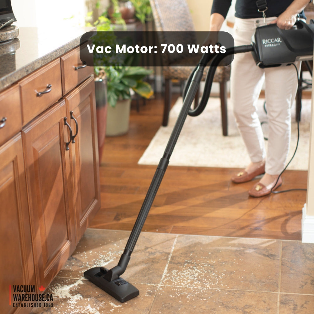 SupraQuik Portable Canister Vacuum with Shoulder Strap