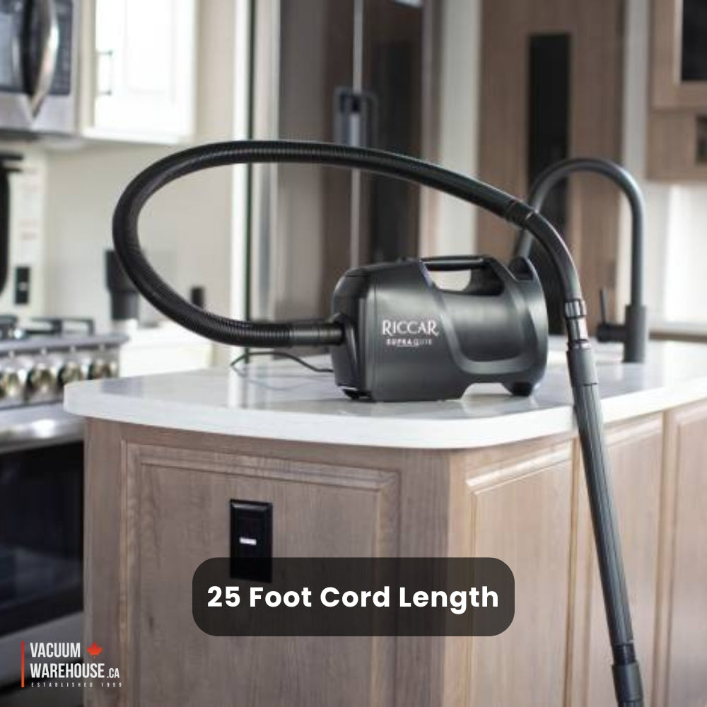 SupraQuik Portable Canister Vacuum with Shoulder Strap