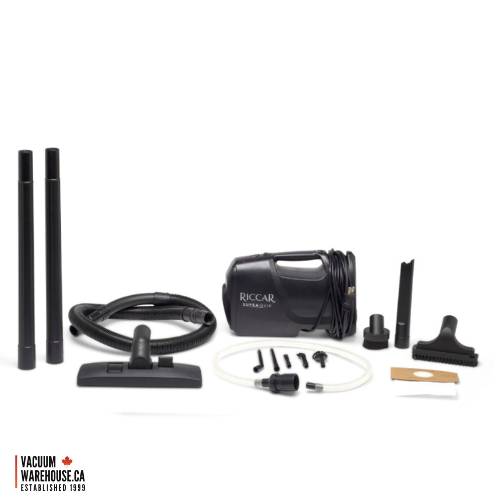 SupraQuik Portable Canister Vacuum with Shoulder Strap