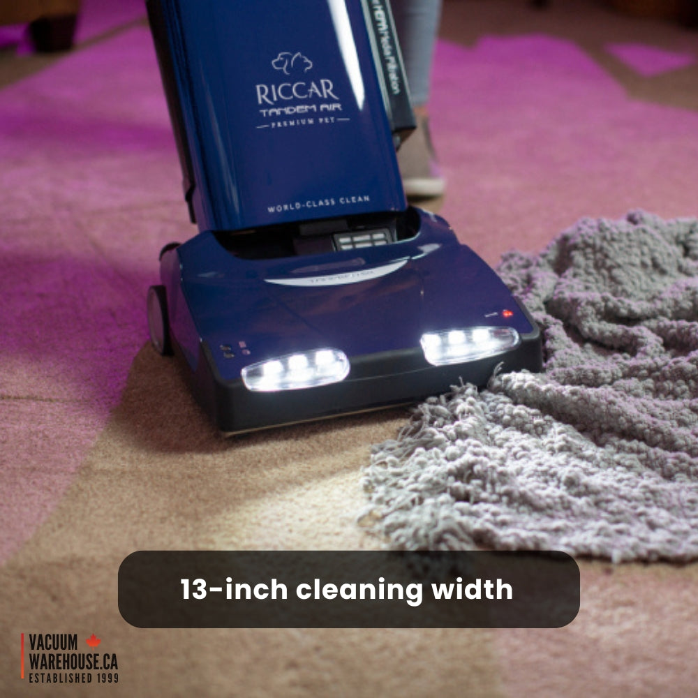 Riccar Tandem Air Premium Pet Upright Vacuum – R40P.8