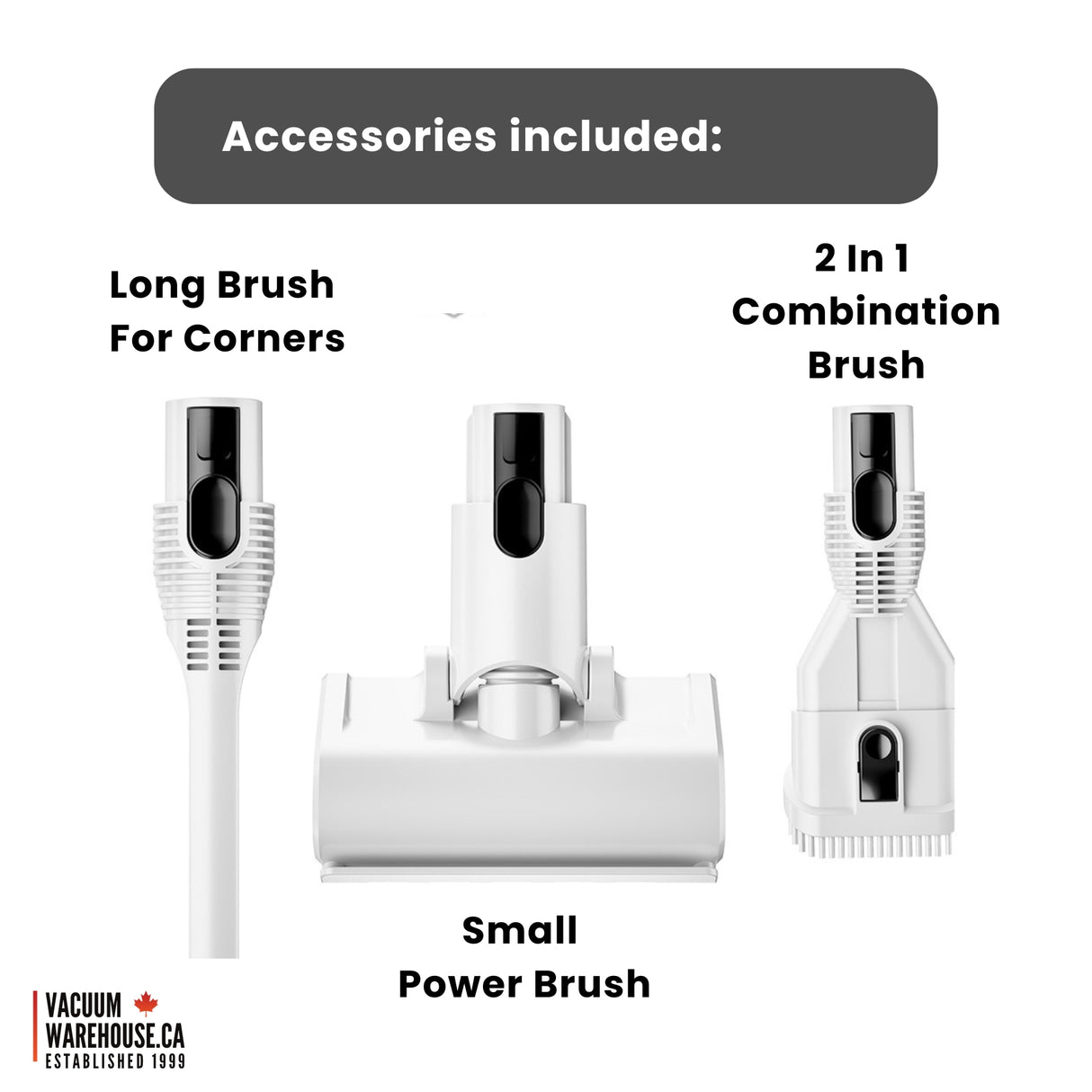 Cordless Stick Vacuum Cleaner with Charging Station - SERENITY - 25.9 V Battery - White