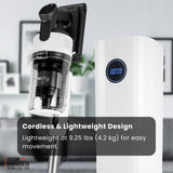 Cordless Stick Vacuum Cleaner with Charging Station - SERENITY - 25.9 V Battery - White