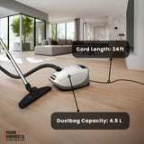 Miele Guard M1 Parquet XL Vacuum Cleaner - Brilliant White