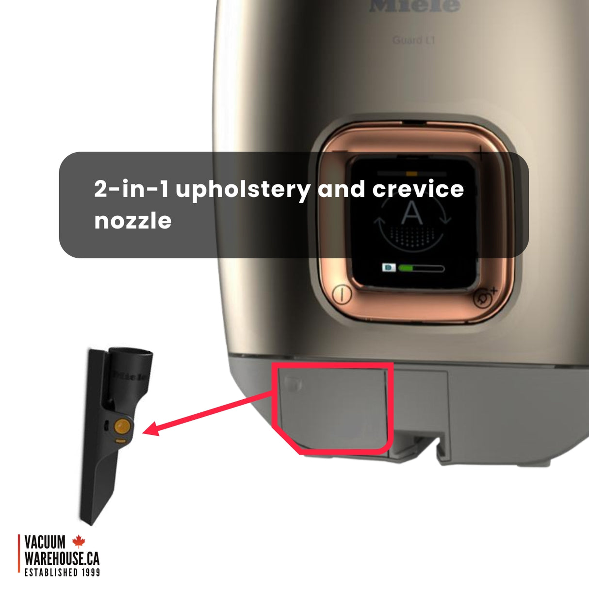 Miele Guard L1 Electro Vacuum Cleaner - Titanium Pearlfinish