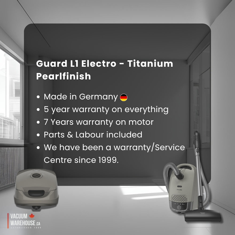 Miele Guard L1 Electro Vacuum Cleaner - Titanium Pearlfinish