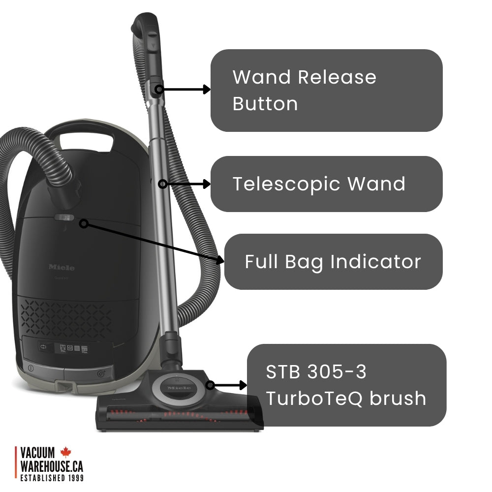 Miele Guard M1 Cat and Dog Vacuum Cleaner - Obsidian Black