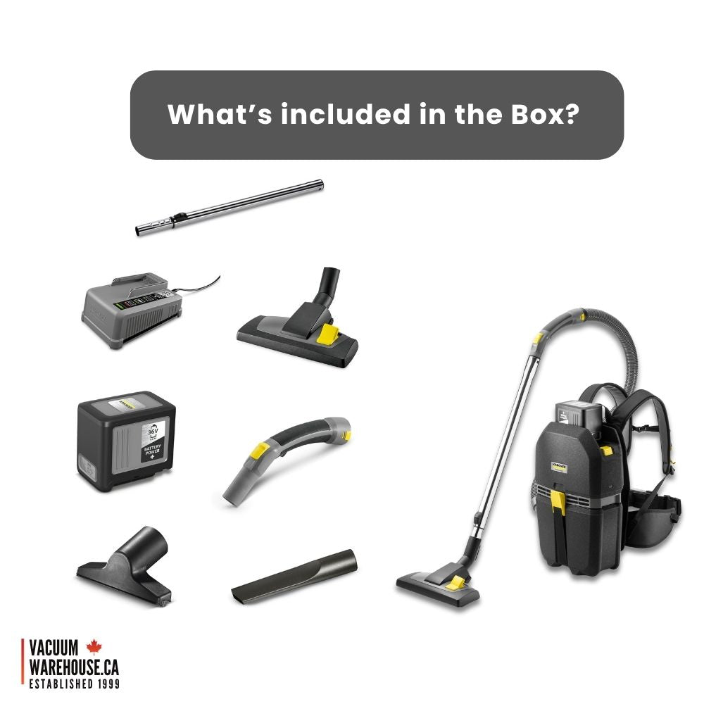 Karcher BVL 5/1 Bp Pack Cordless Backpack Vacuum