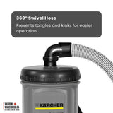 Karcher BV 11/1 Vac Pac HEPA 10 Backpack Vacuum