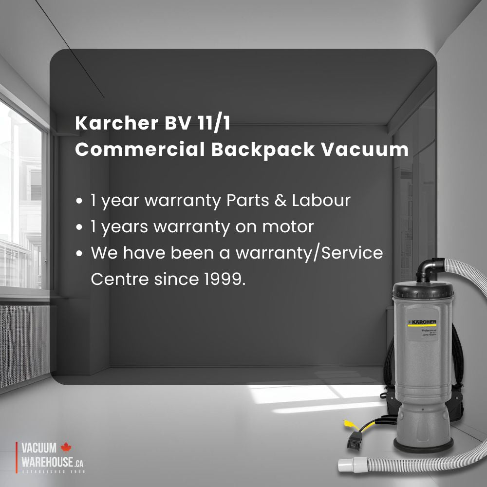 Karcher BV 11/1 Vac Pac HEPA 10 Backpack Vacuum