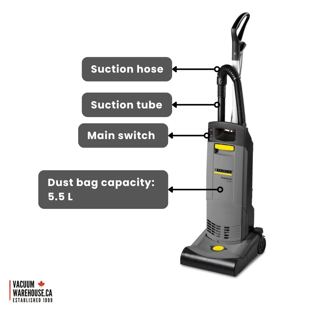 Karcher CV 30/1 Comemrcial Upright Vacuum Cleaner