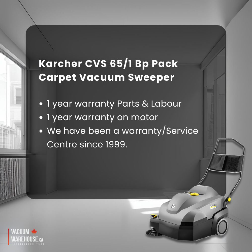 Karcher CVS 65/1 Bp Pack Carpet Vacuum Sweeper