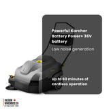 Karcher CVS 65/1 Bp Pack Carpet Vacuum Sweeper