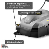 Karcher CVS 65/1 Bp Pack Carpet Vacuum Sweeper