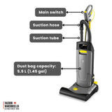 Karcher CV 38/2 Comemrcial Upright Vacuum Cleaner