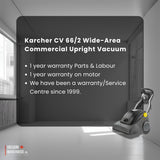 Karcher CV 66/2 Wide-Area Commercial Upright Vacuum Cleaner