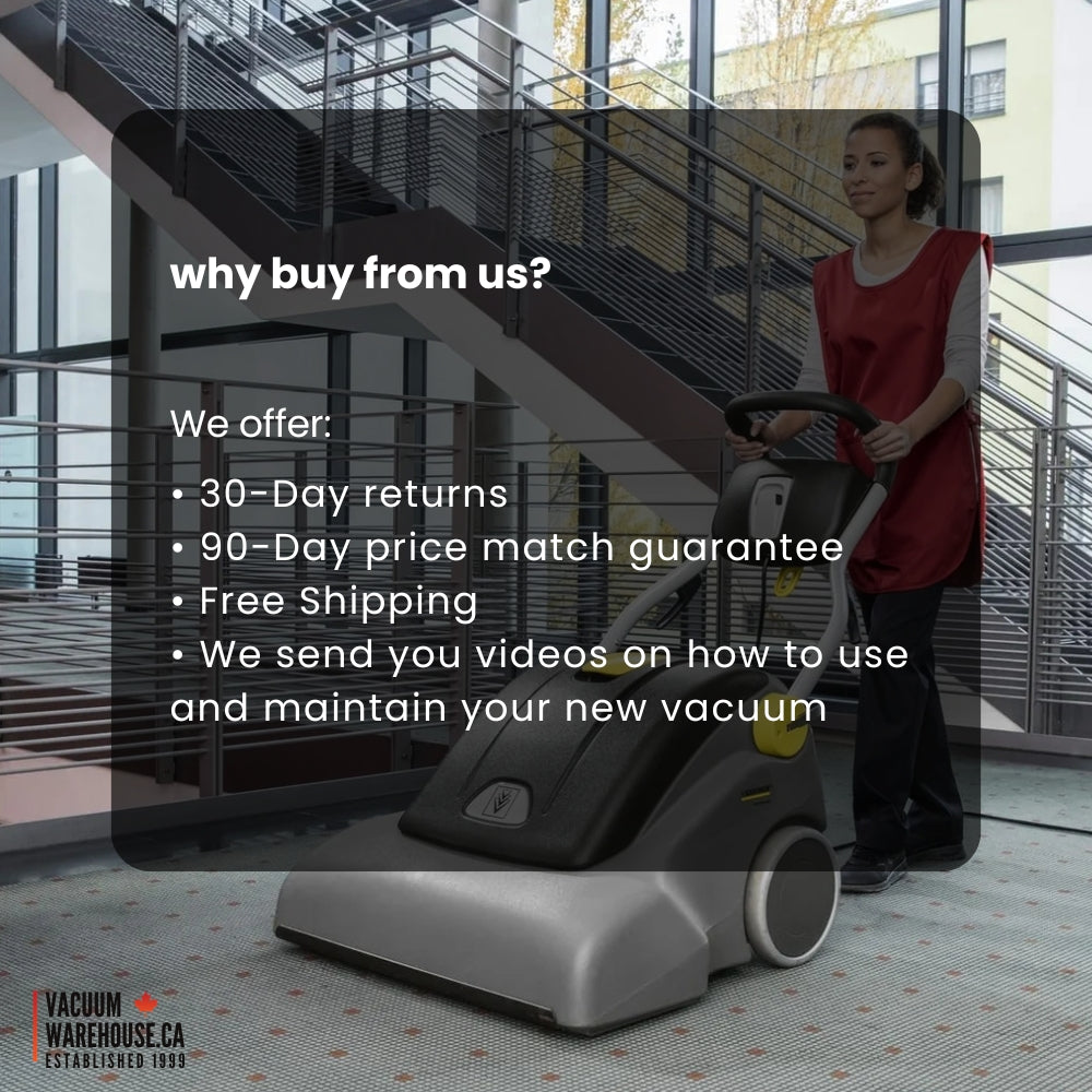 Karcher CV 66/2 Wide-Area Commercial Upright Vacuum Cleaner