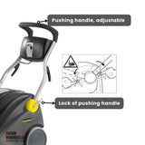 Karcher CV 66/2 Wide-Area Commercial Upright Vacuum Cleaner