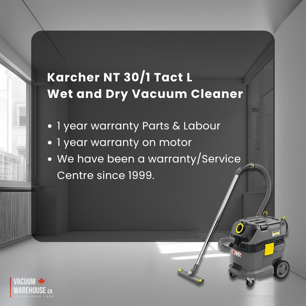 Karcher NT 30/1 Tact L Wet and Dry Vacuum Cleaner
