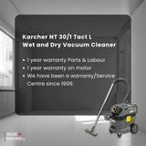 Karcher NT 30/1 Tact L Wet and Dry Vacuum Cleaner