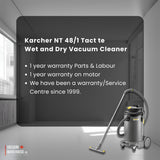 Karcher NT 48/1 Tact te Wet and Dry Vacuum Cleaner
