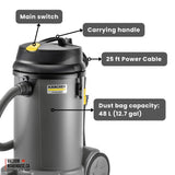Karcher NT 48/1 Tact te Wet and Dry Vacuum Cleaner