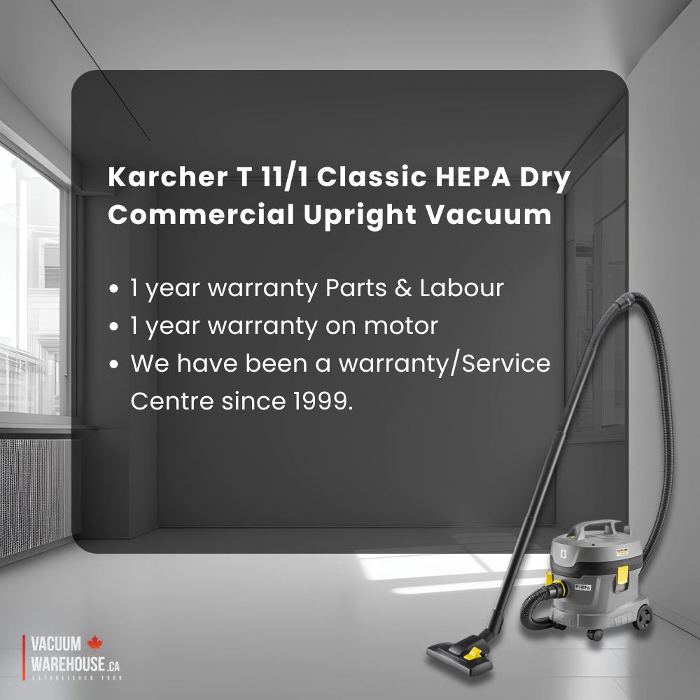 Karcher T 11/1 Classic HEPA Dry Vacuum Cleaner