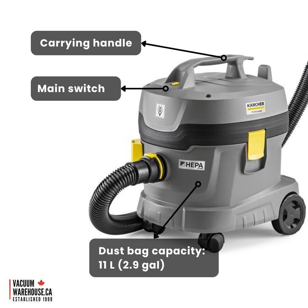 Karcher T 11/1 Classic HEPA Dry Vacuum Cleaner