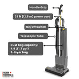 Karcher Versamatic HEPA 14 Upright Vacuum Cleaner