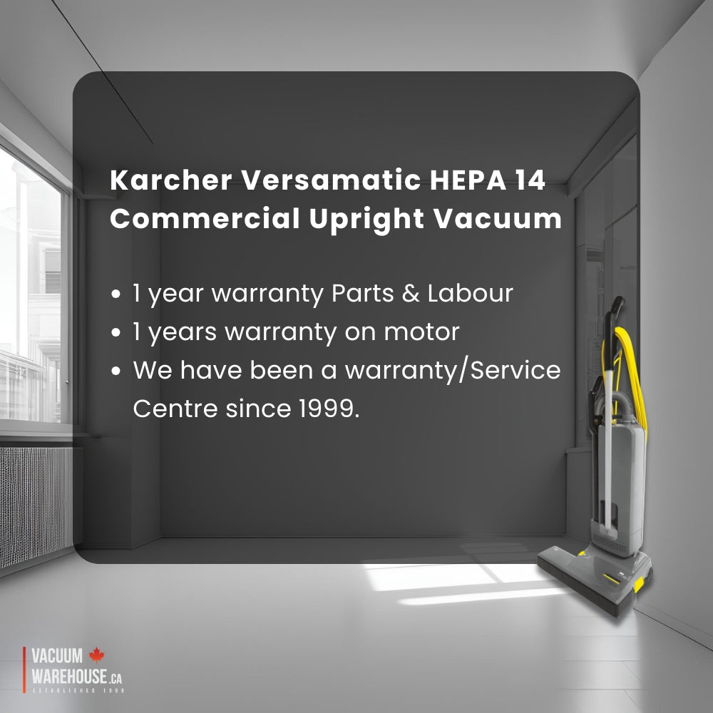 Karcher Versamatic HEPA 14 Upright Vacuum Cleaner